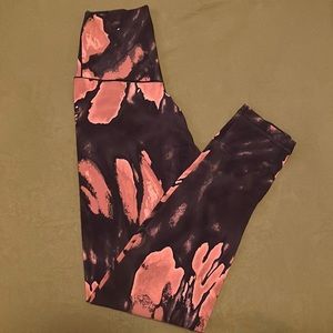 High high waisted tie dye leggings from aerie size small